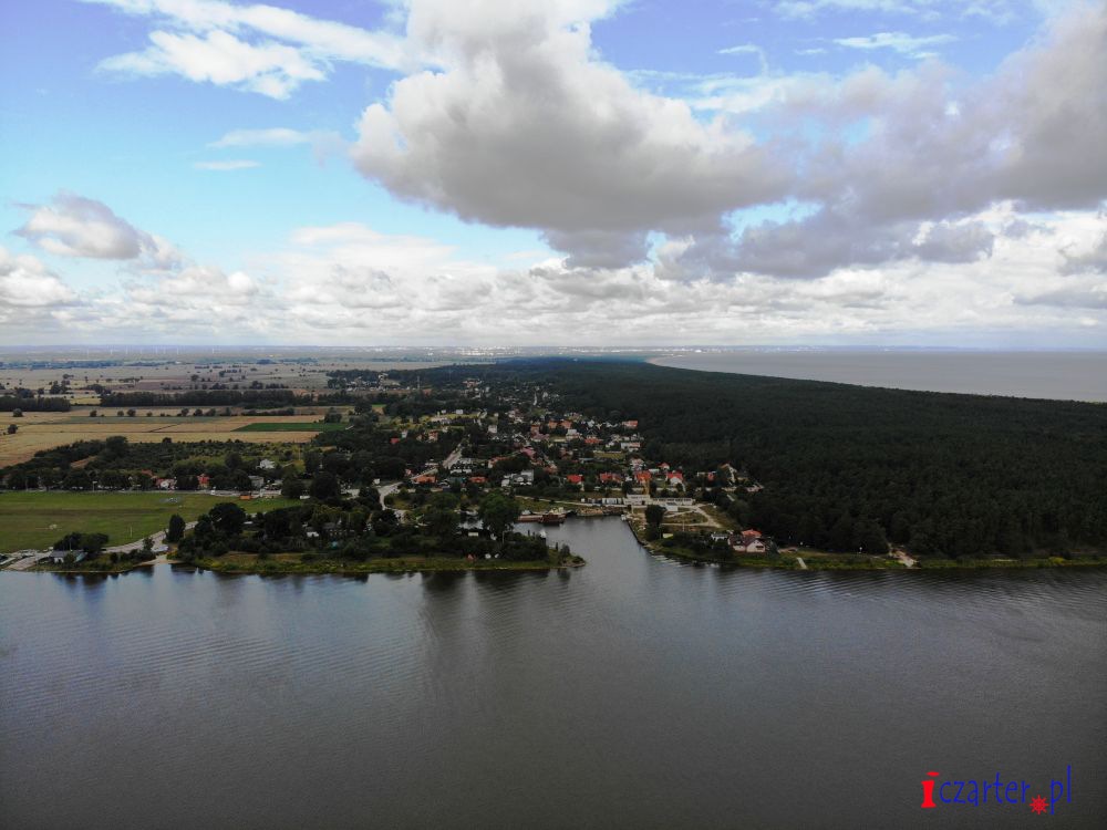 Pętla Żuławska Basen portowy w Świbnie