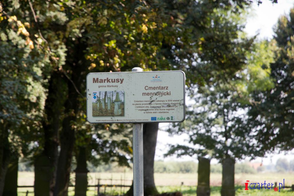 Pętla Żuławska Cmentarz mennonicki w Markusach