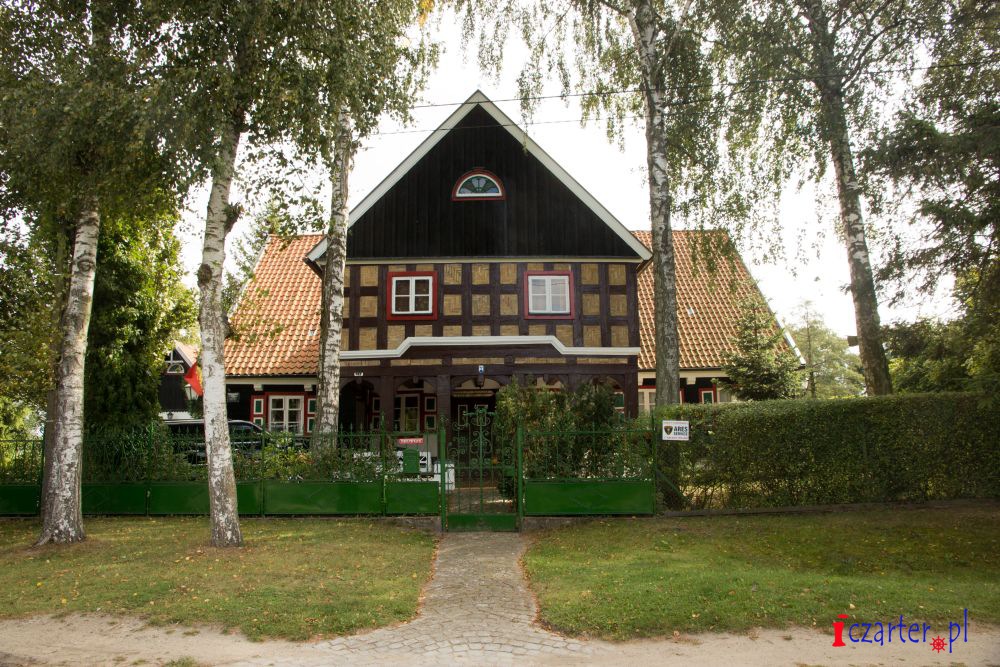 Pętla Żuławska Dom podcieniowy nr. 6 w Żuławkach Danziger Kopf