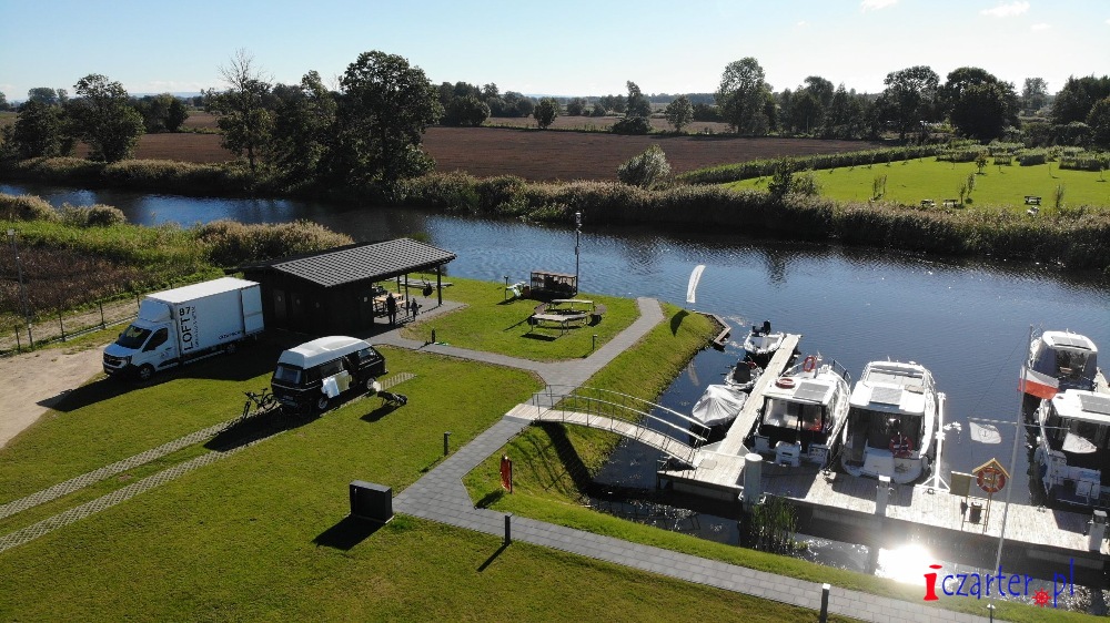 Pętla Żuławska Przystań na Żuławach Rybina 